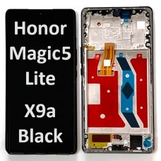 Honor Magic5 Lite / X9a 5G (2023) with frame LCD touch screen (Original Service Pack) [Black] H-282